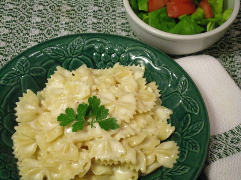 farfalles au fromage