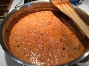 Sauce tomate à l'ail noir