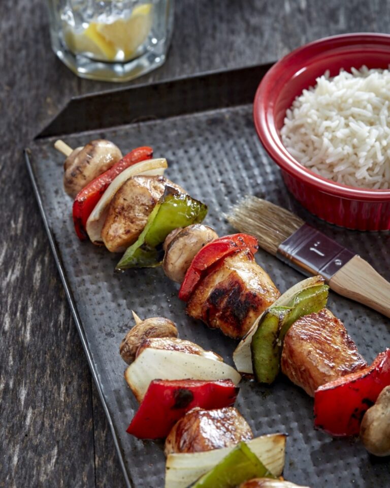 Maple Chicken Kebabs