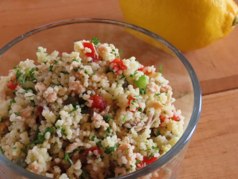 Couscous Salmon Salad